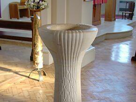 baptismal stone